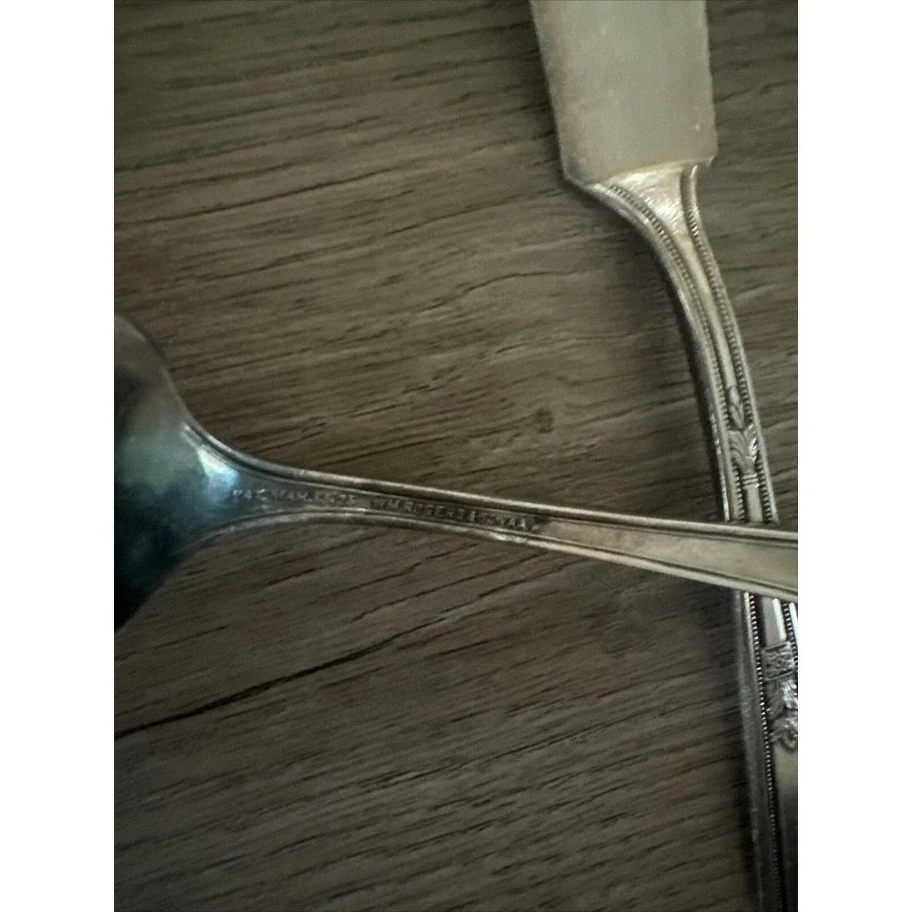 Rare 1923 Mayfair Sugar Spoon and Master‎ Butter Knife International Silver